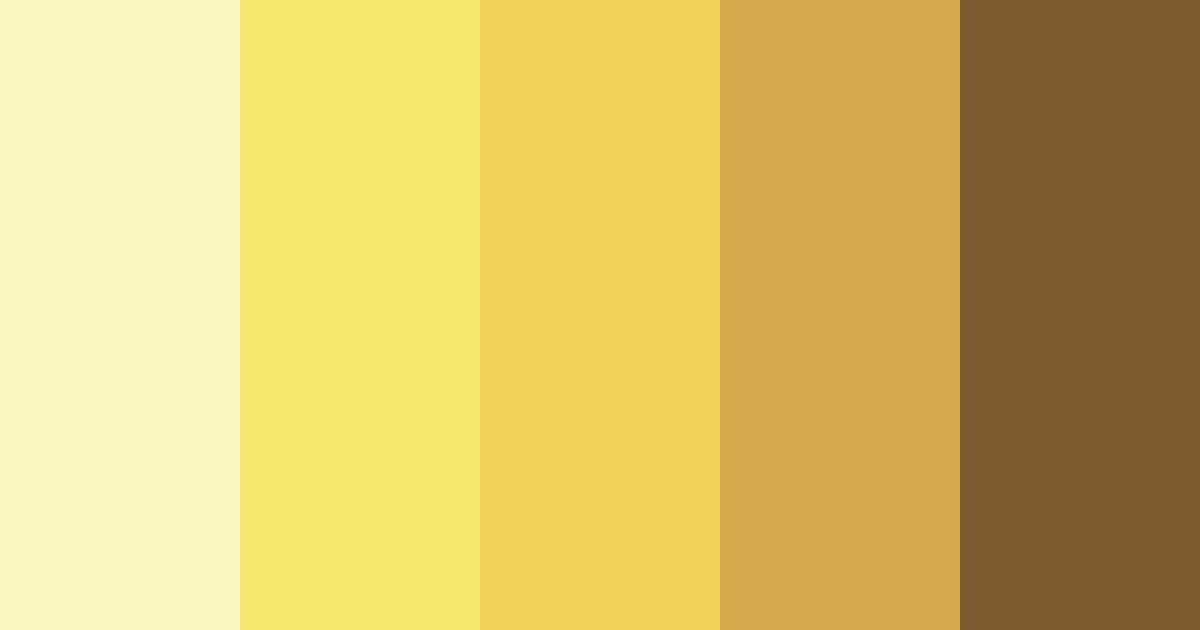 Download golden grains color palette PNG image (landscape)