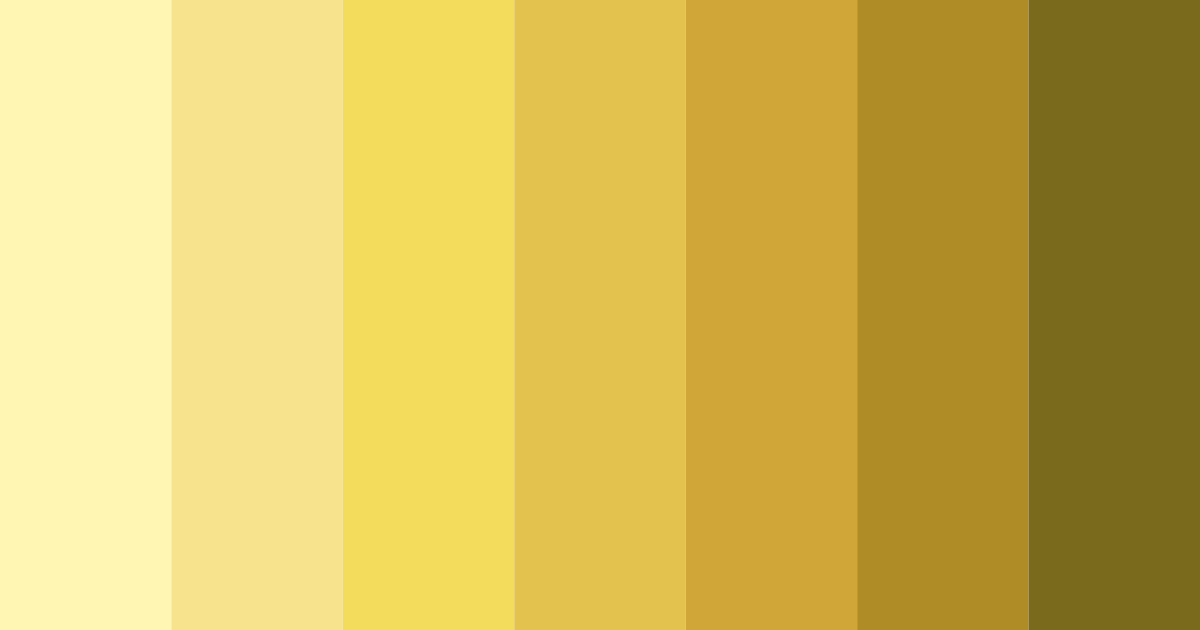 Download alpine yellow shades color palette PNG image (landscape)