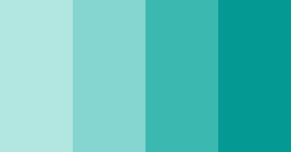 Download aqua serenade color palette PNG image (landscape)
