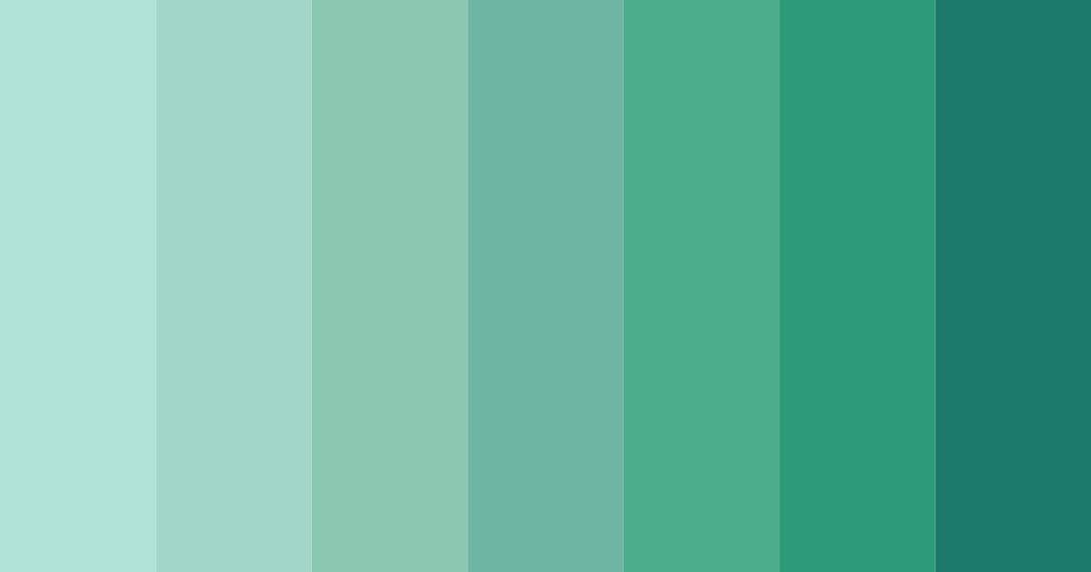 Download tropical tranquility color palette PNG image (landscape)