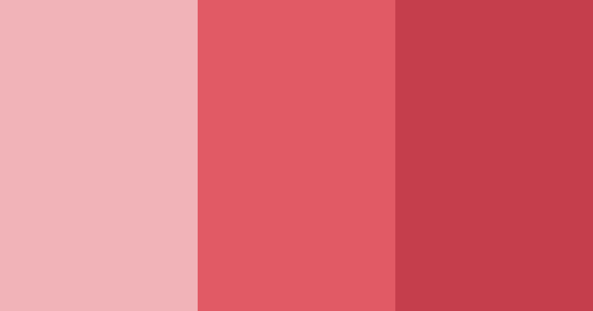Download rosy red color palette PNG image (landscape)