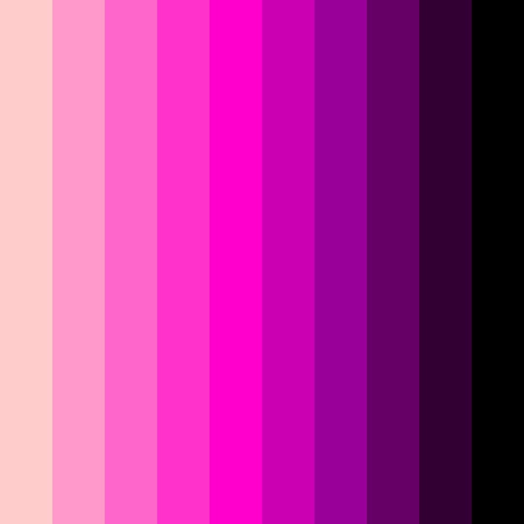 Download neon twilight color palette PNG image (square)