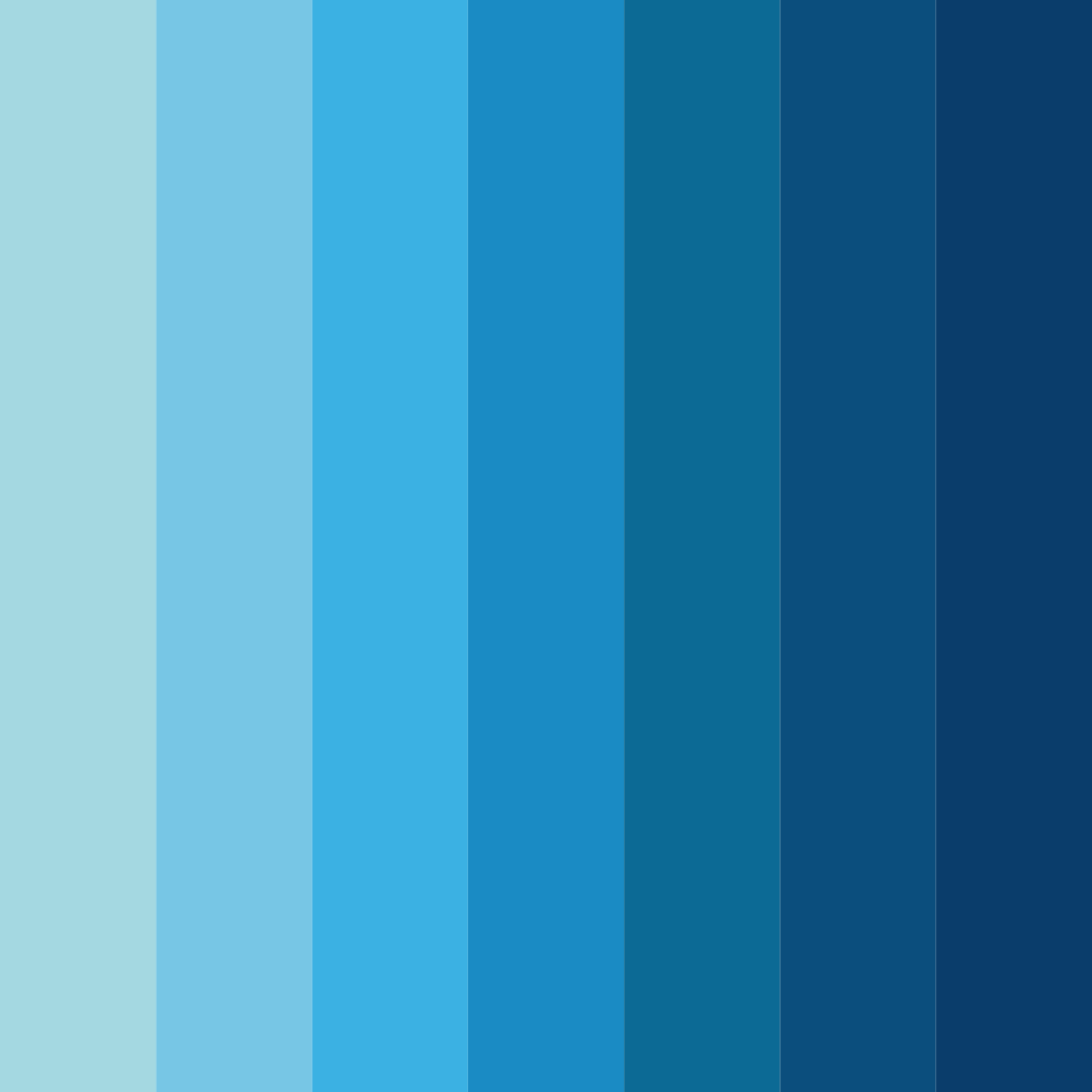 Download blue boy color palette PNG image (square)