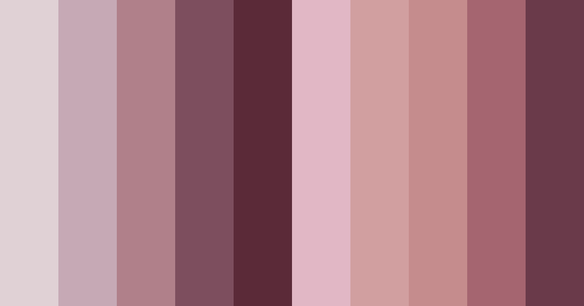 Download smoky rose color palette PNG image (landscape)