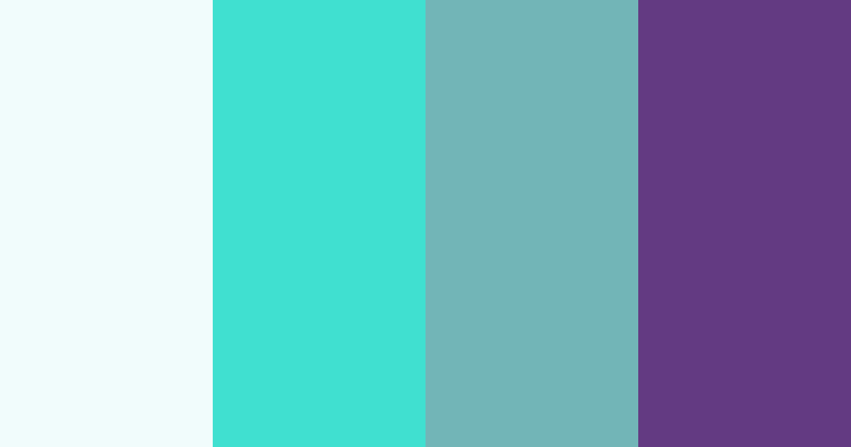 Download minty lavender color palette PNG image (landscape)