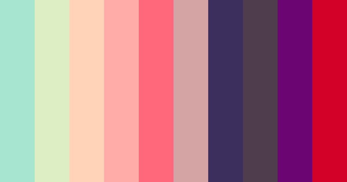 Download shades of green tick color palette PNG image (landscape)