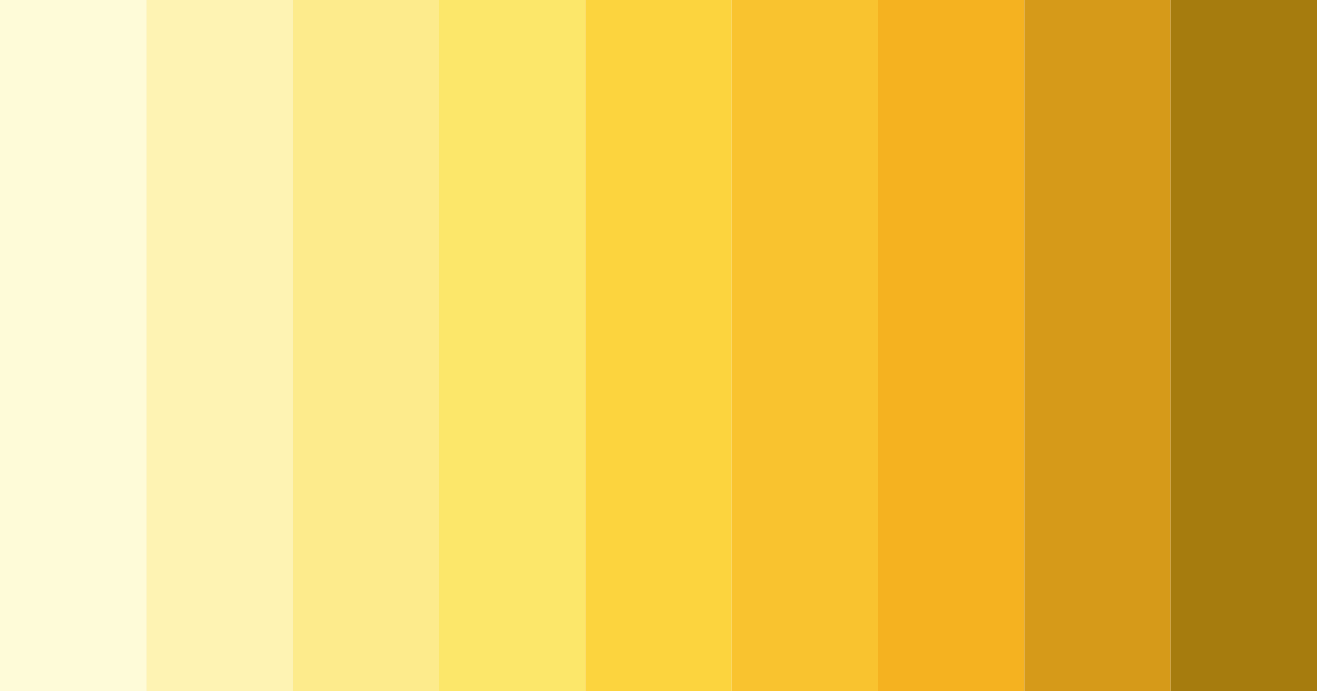 Download dreamy yellow color palette PNG image (landscape)