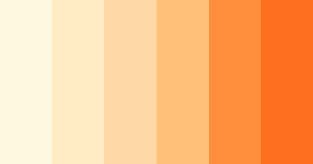 Download sunset creamsicle color palette PNG image (landscape)