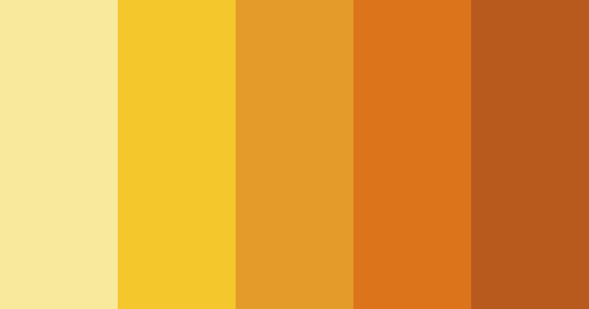 Download yellow sunset color palette PNG image (landscape)