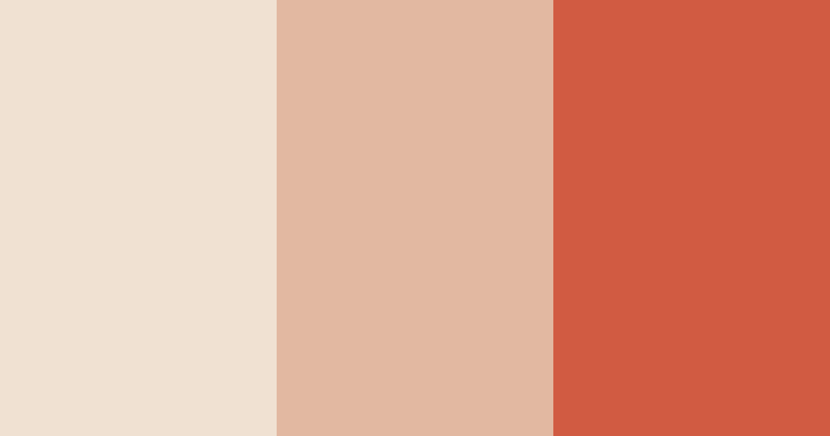 Download peachy serenade color palette PNG image (landscape)