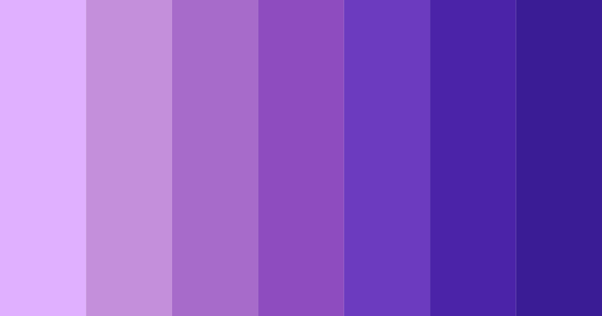 Download mystical amethyst dreams color palette PNG image (landscape)