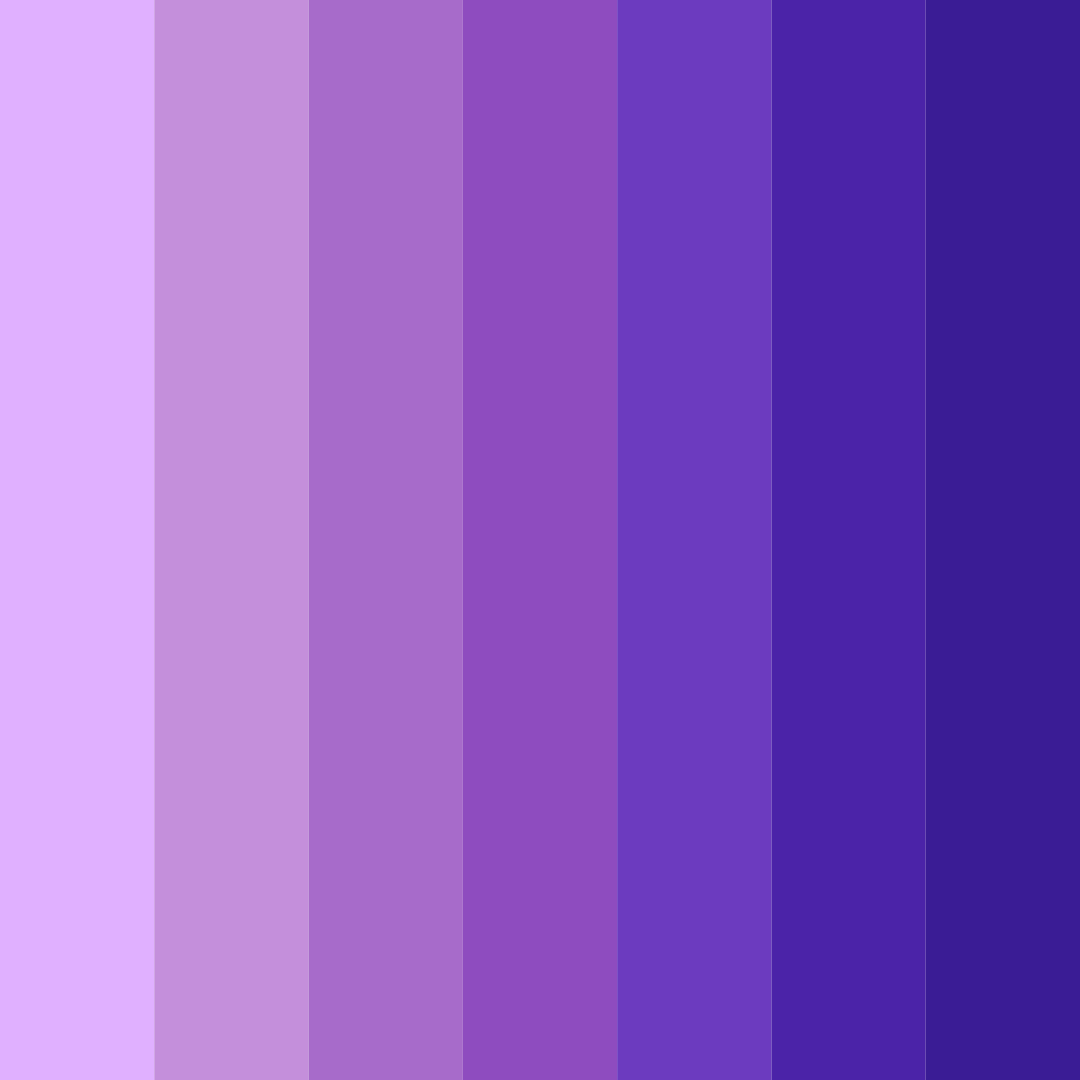 Download mystical amethyst dreams color palette PNG image (square)