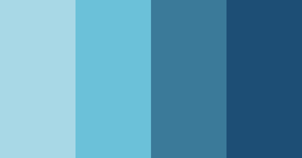 Download blue tech color palette PNG image (landscape)