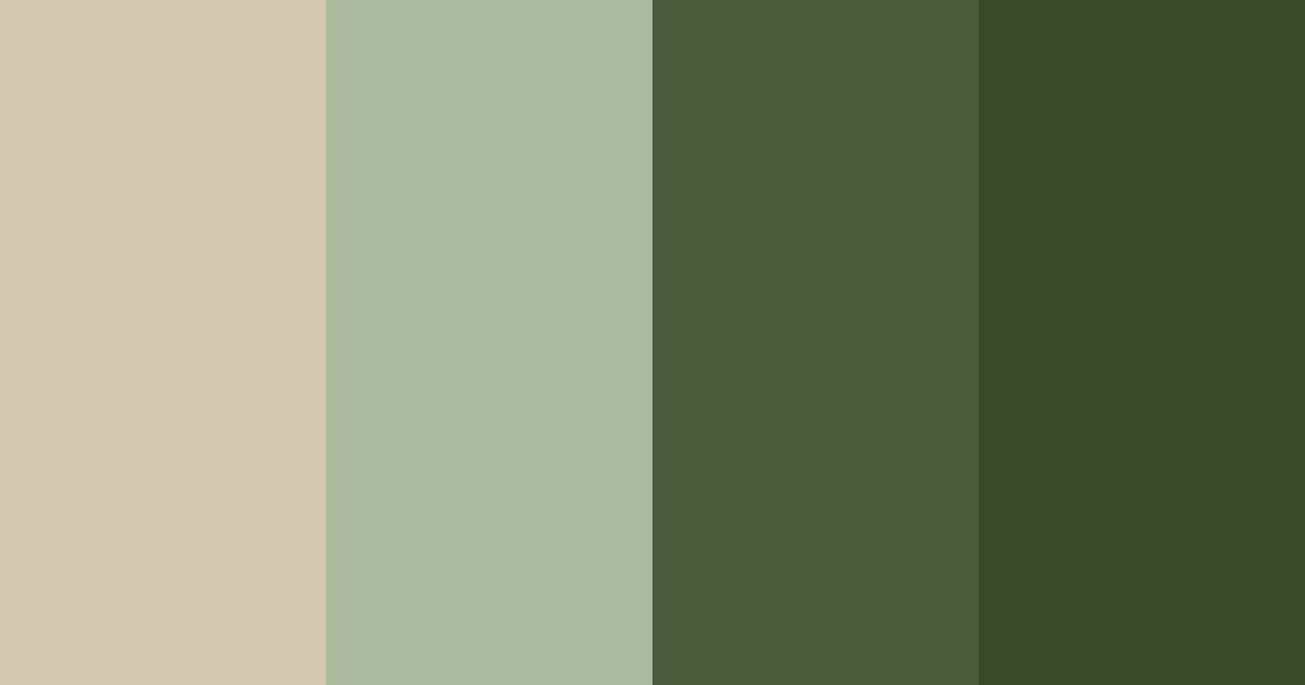 Download earthy camouflage color palette PNG image (landscape)