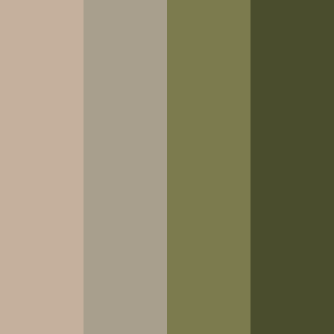 Download shades of taupe color palette PNG image (square)