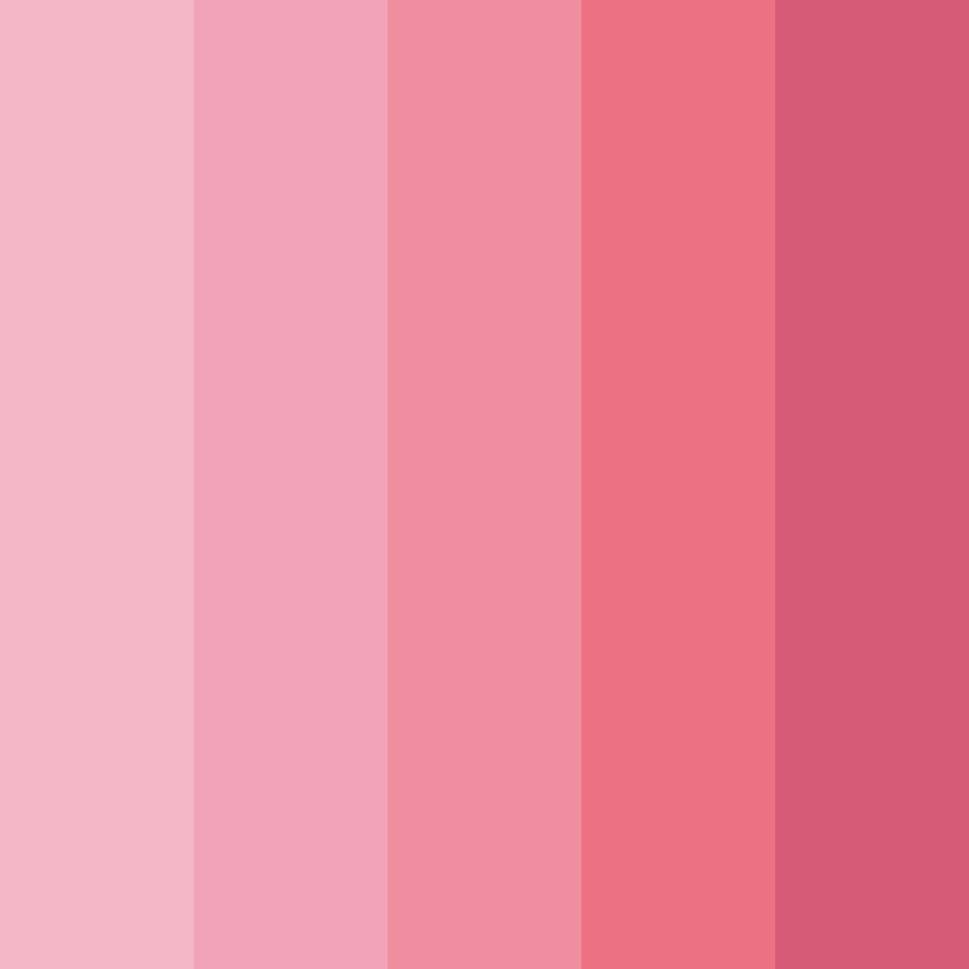 Download blush blossom color palette PNG image (square)