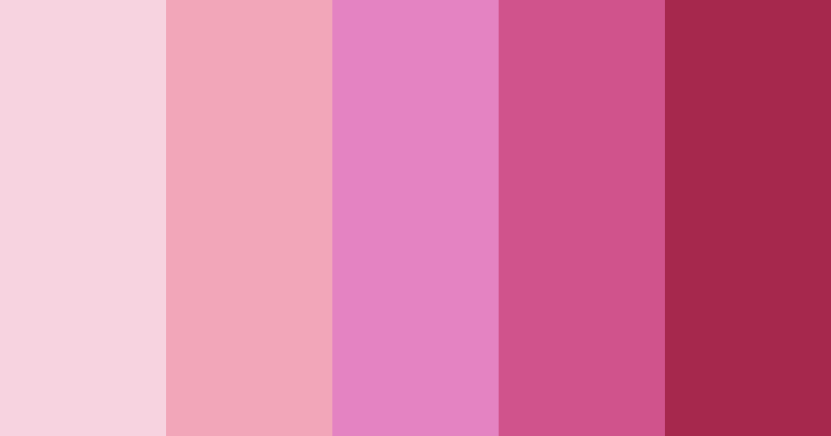 Download pink dreamscape color palette PNG image (landscape)
