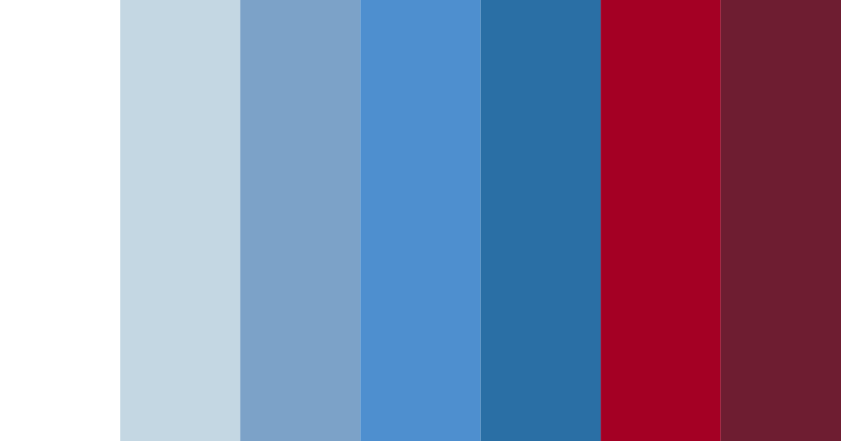 Download shades of blue and red color palette PNG image (landscape)