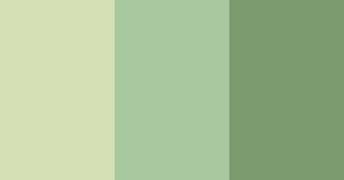 Download light celery color palette PNG image (landscape)