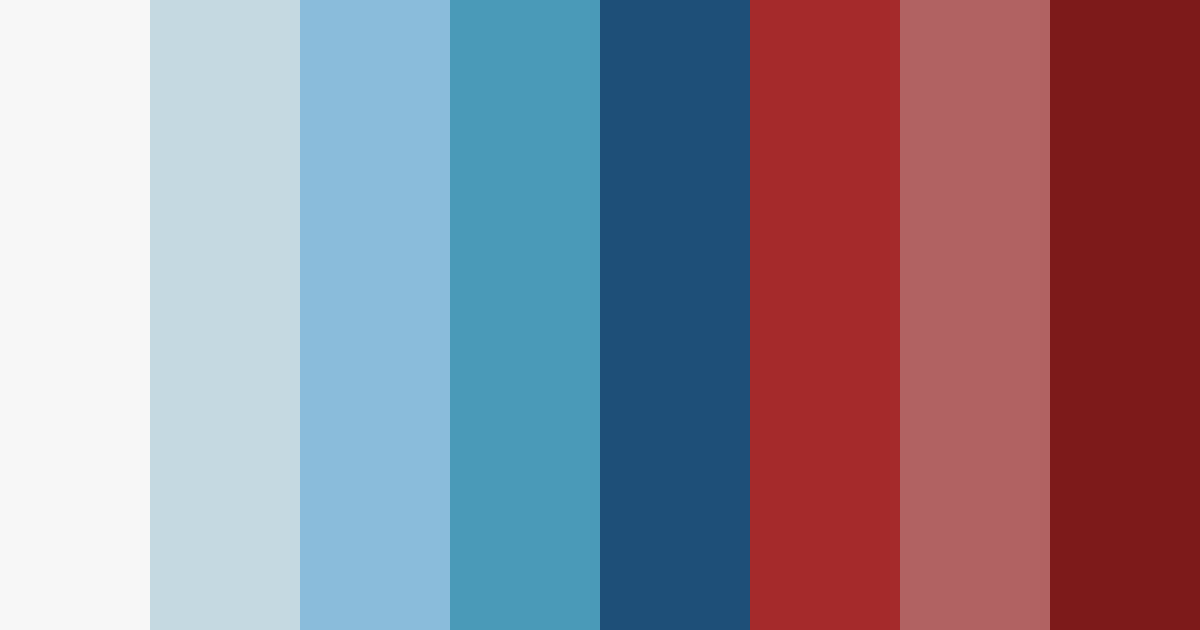 Download blue slovenia color palette PNG image (landscape)