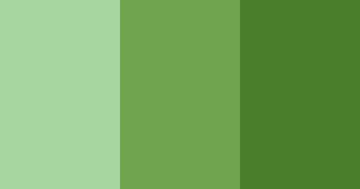 Download shades of green color palette PNG image (landscape)