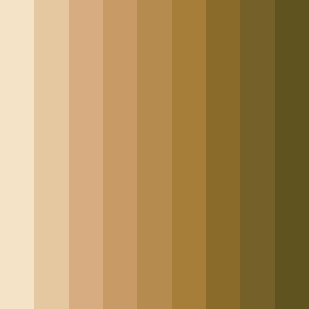 Download brown potato skin color palette PNG image (square)