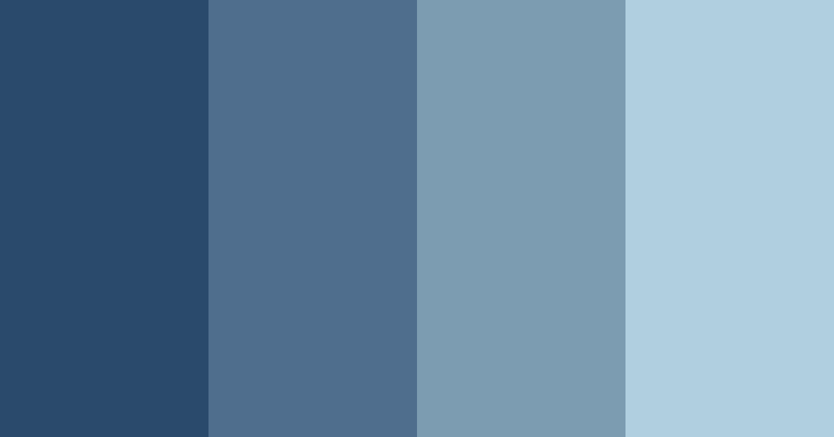 Download blue twilight color palette PNG image (landscape)