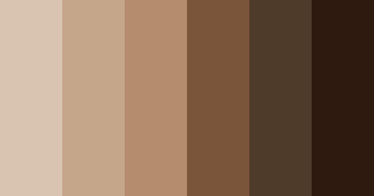 Download coffee brown warmth color palette PNG image (landscape)
