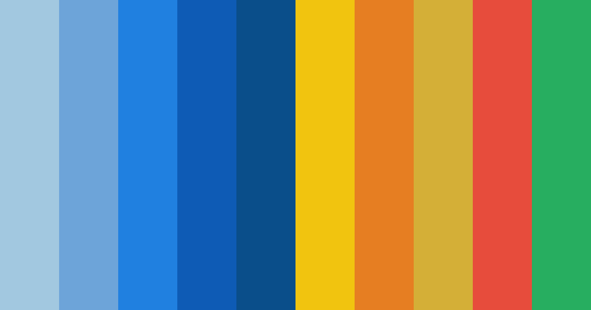 Download oceanic symphony color palette PNG image (landscape)