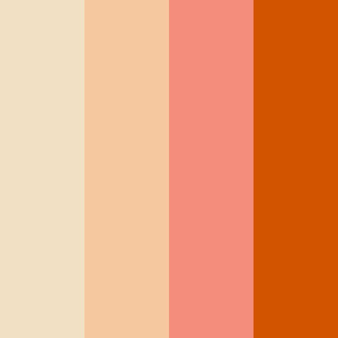 Download autumn's embrace color palette PNG image (square)