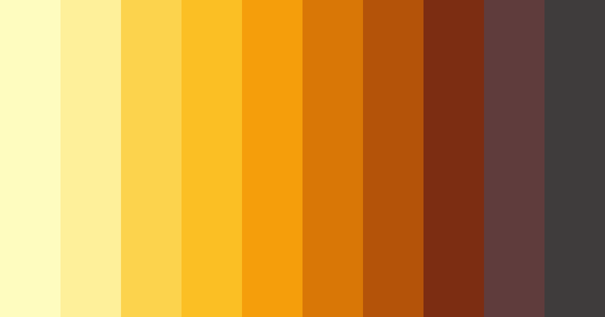 Download bright yellow color palette PNG image (landscape)