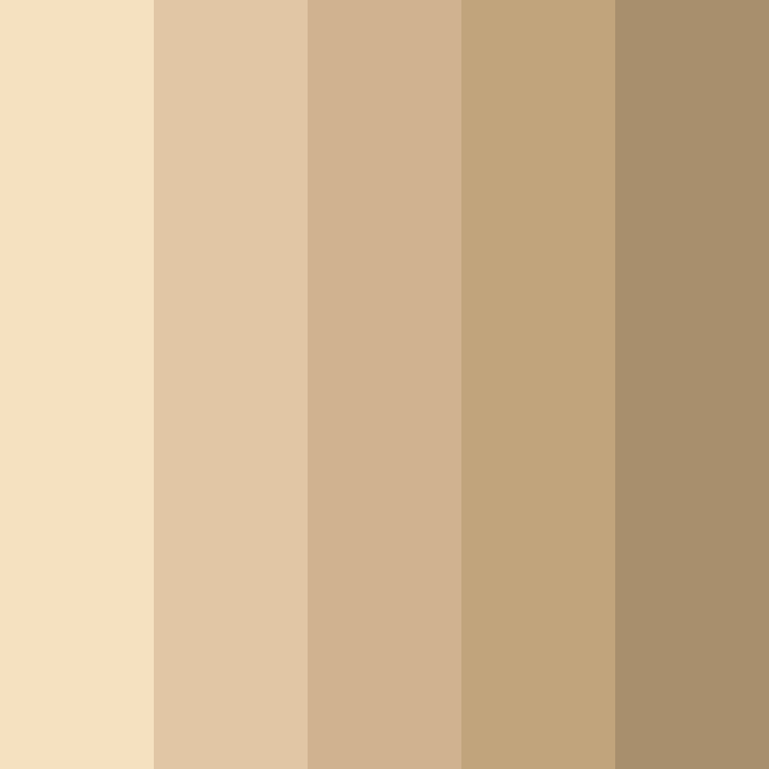 Download sandy serenity color palette PNG image (square)