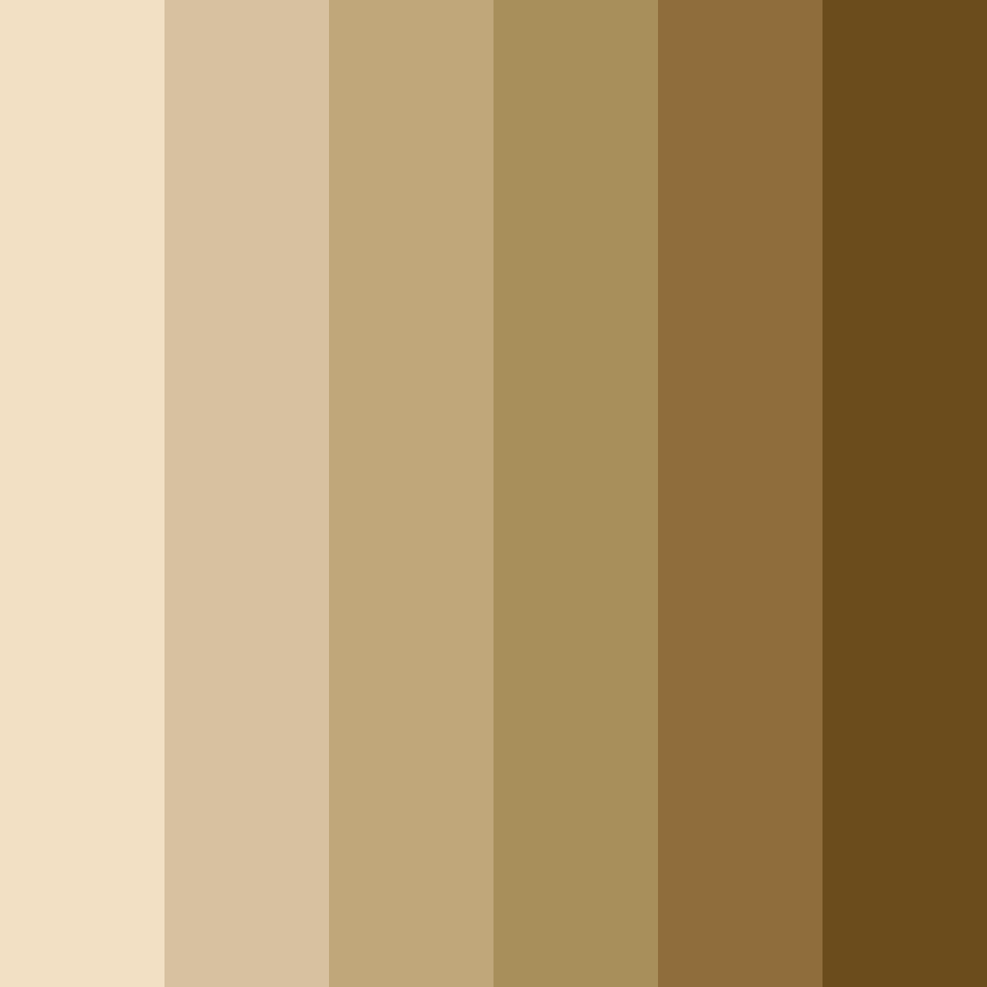 Download golden shadows color palette PNG image (square)