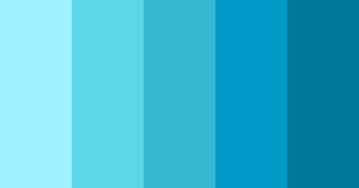 Download aqua serenade color palette PNG image (landscape)