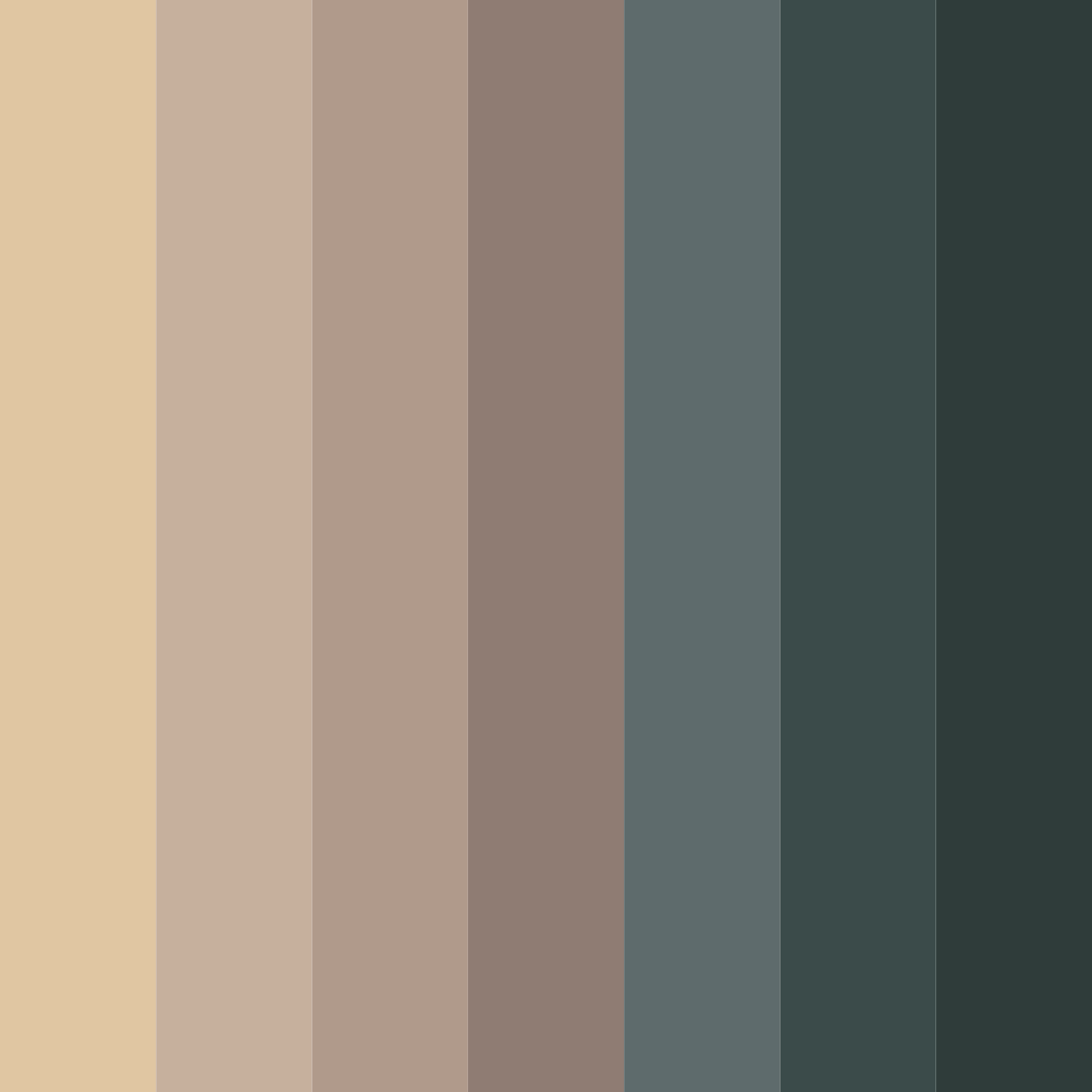 Download desert mirage color palette PNG image (square)