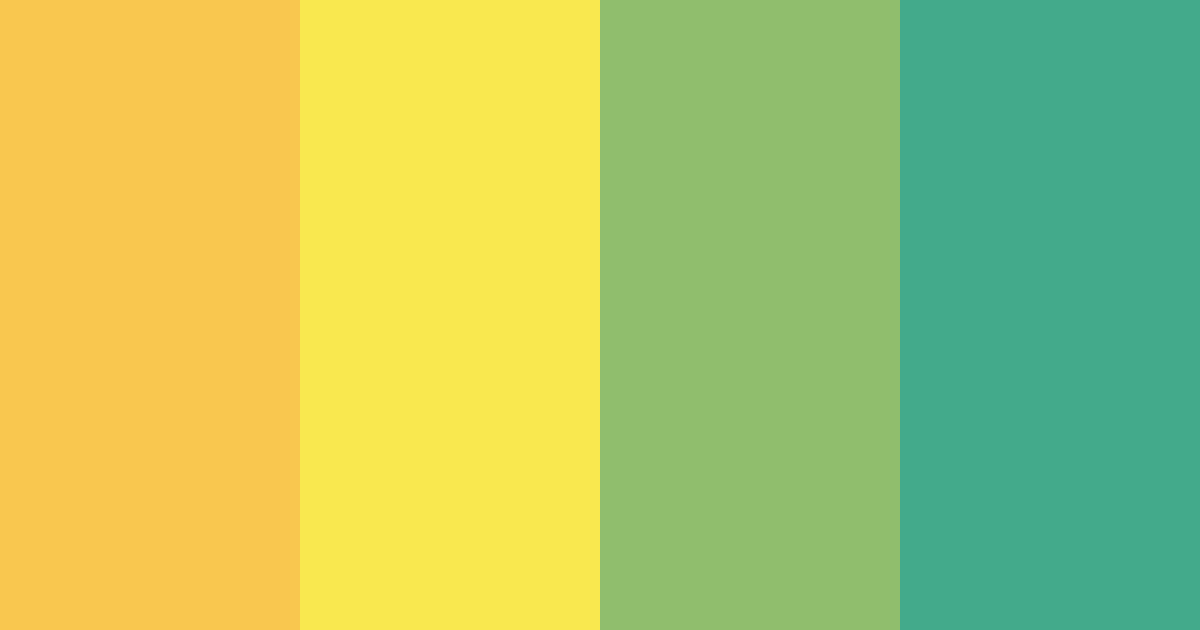 Download sunshine oasis color palette PNG image (landscape)