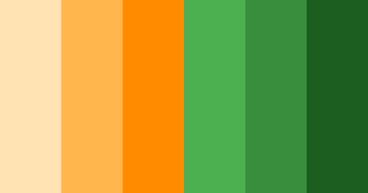 Download citrus grove color palette PNG image (landscape)