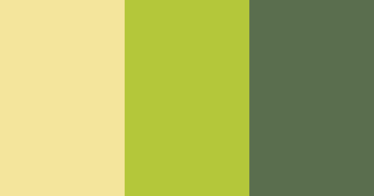 Download lemon green color palette PNG image (landscape)