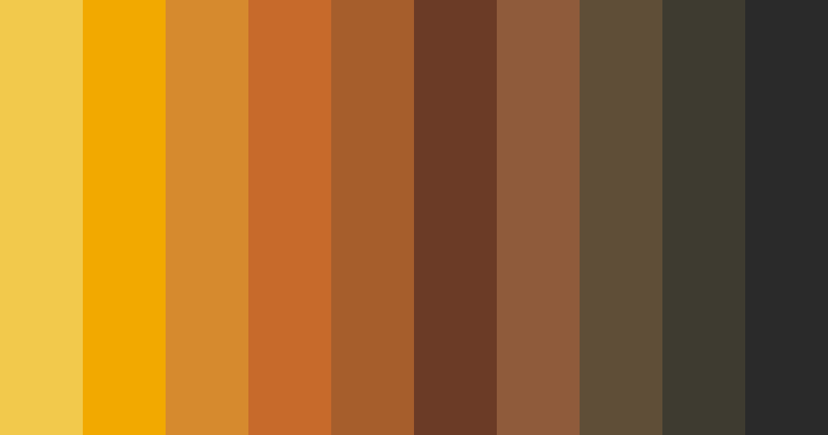 Download golden harvest fade color palette PNG image (landscape)
