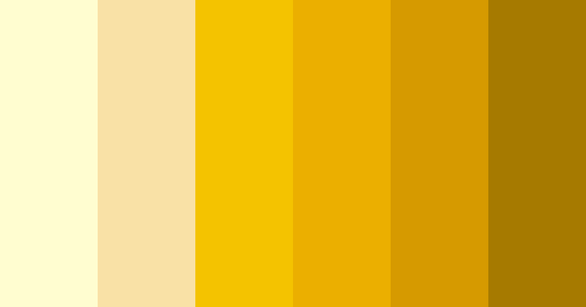Download light yellow color palette PNG image (landscape)