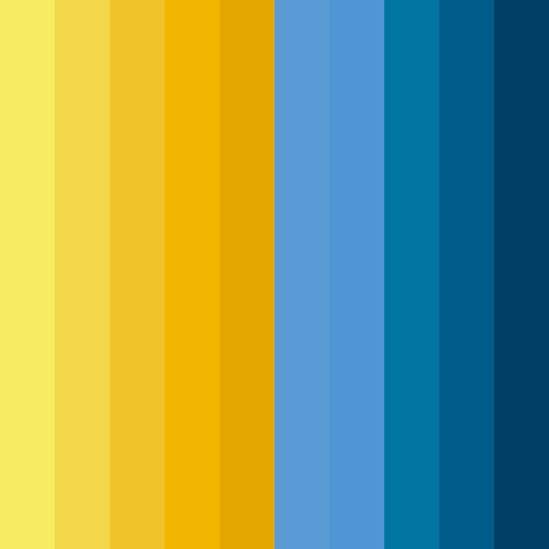 Download sunny skies and ocean tides color palette PNG image (square)