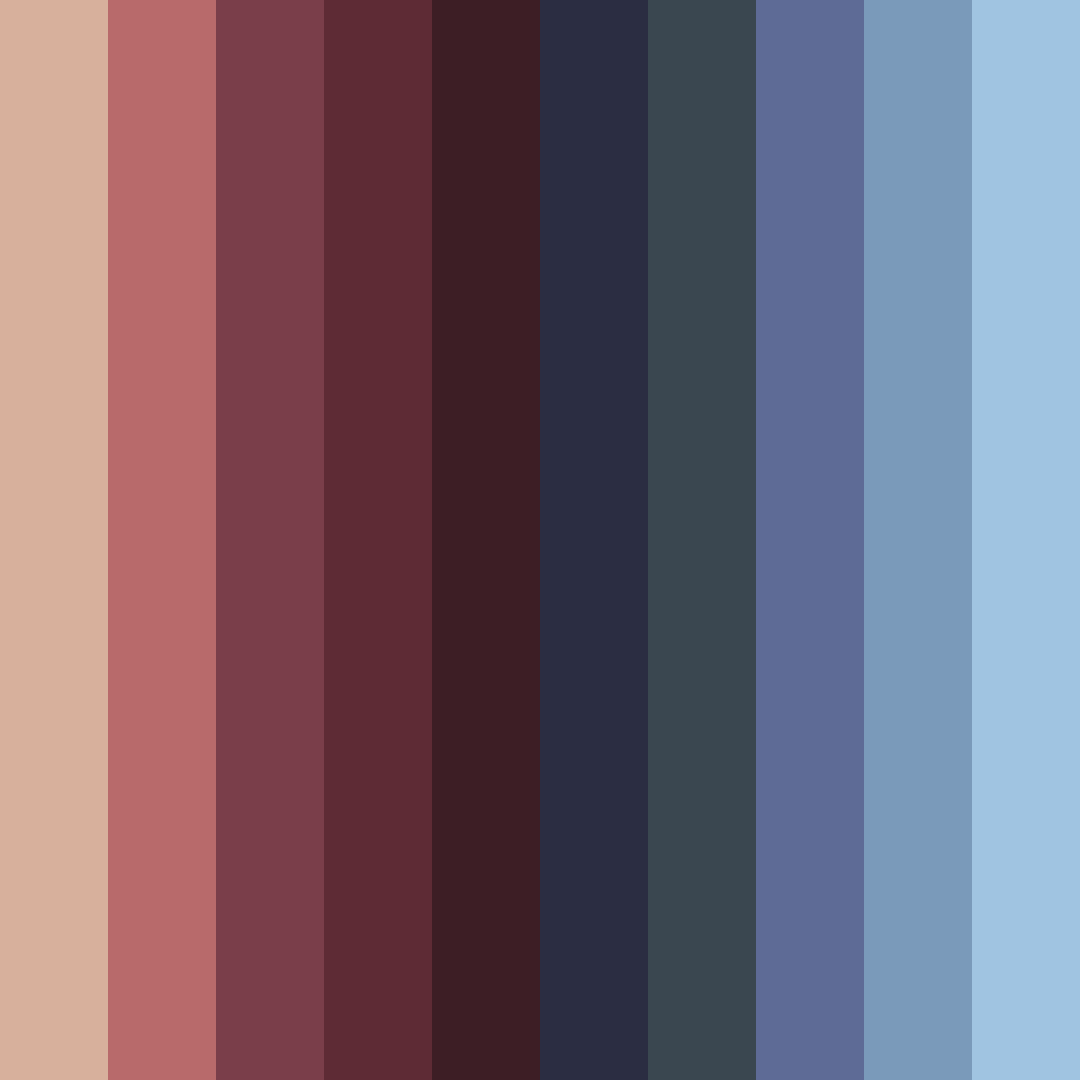 Download dark burgundy and navy color palette PNG image (square)