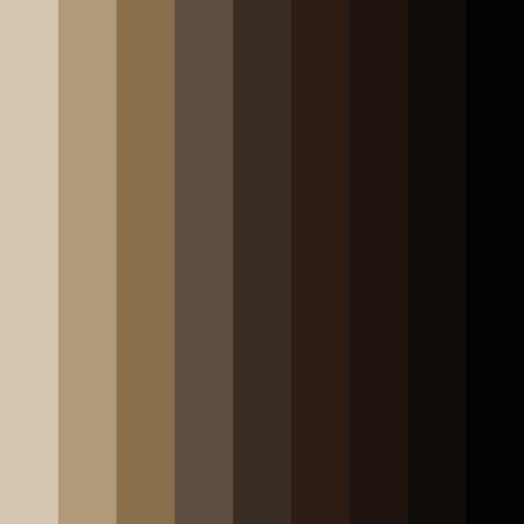 Download dark brown earth color palette PNG image (square)