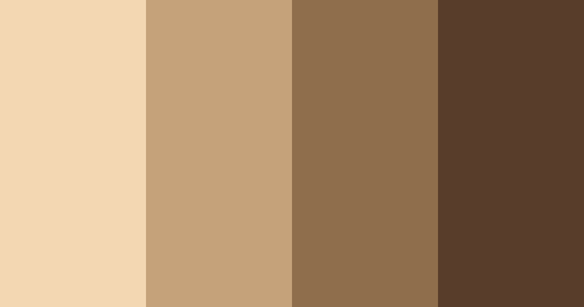Download brown mochs color palette PNG image (landscape)