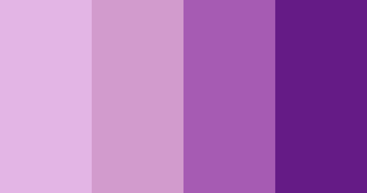 Download midnight orchid dreams color palette PNG image (landscape)