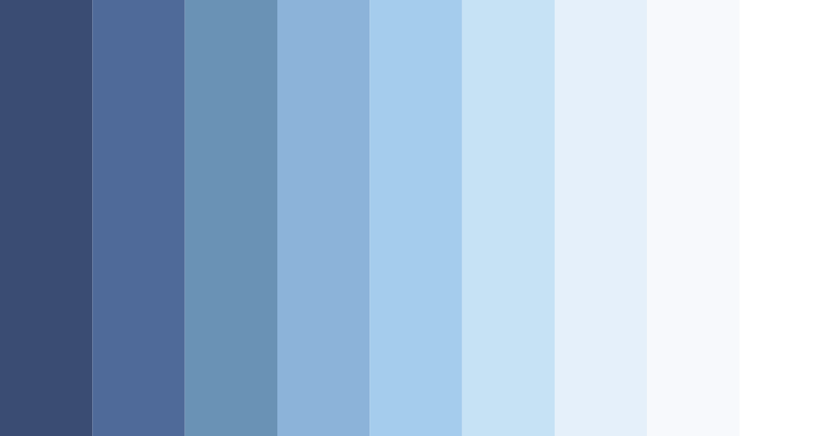 Download shades of blue color palette PNG image (landscape)