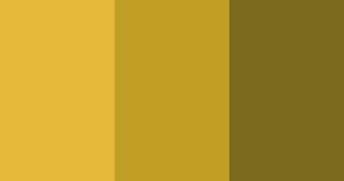 Download golden industrial color palette PNG image (landscape)