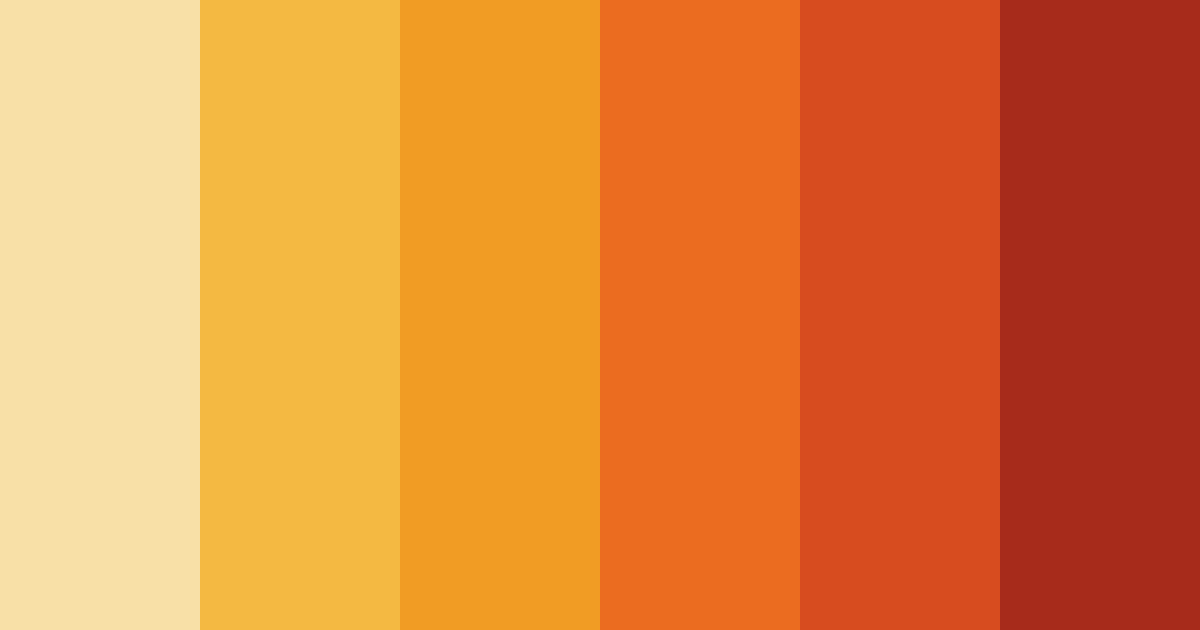Download autumnal ember color palette PNG image (landscape)