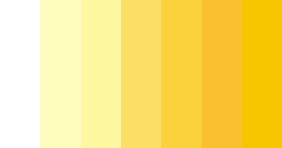 Download bright yellow color palette PNG image (landscape)