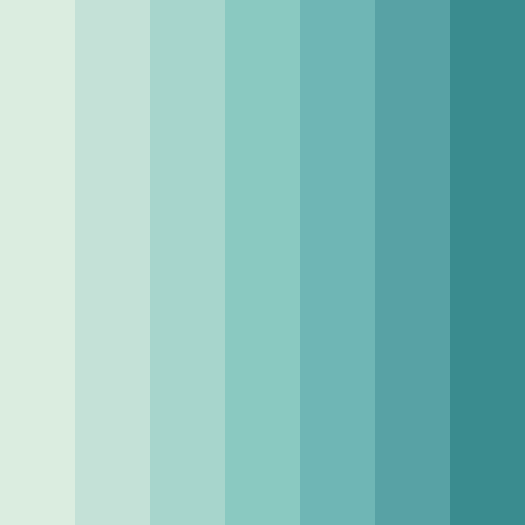 Download serene ocean breeze color palette PNG image (square)
